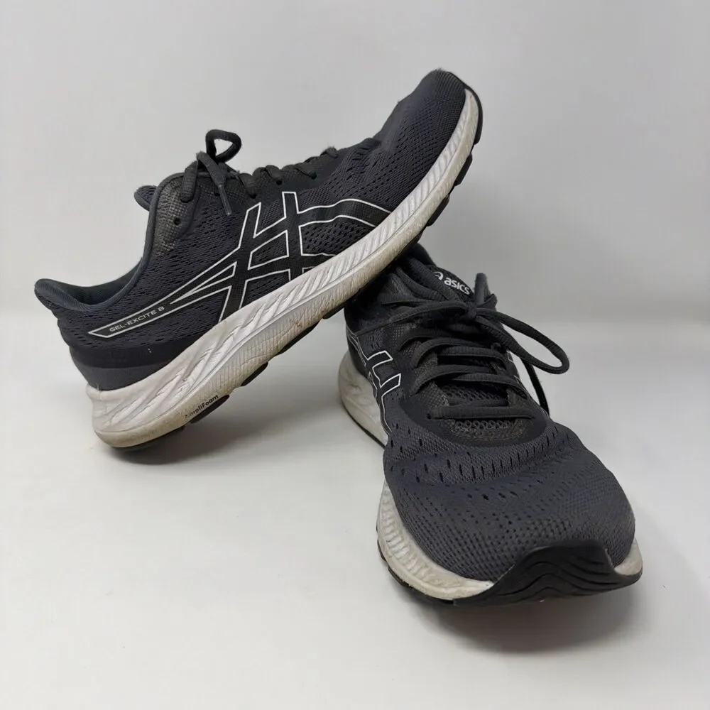 Asics Gel-Excite 8 1011B036 Gray Running Shoes Sneakers Men's Size 10.5